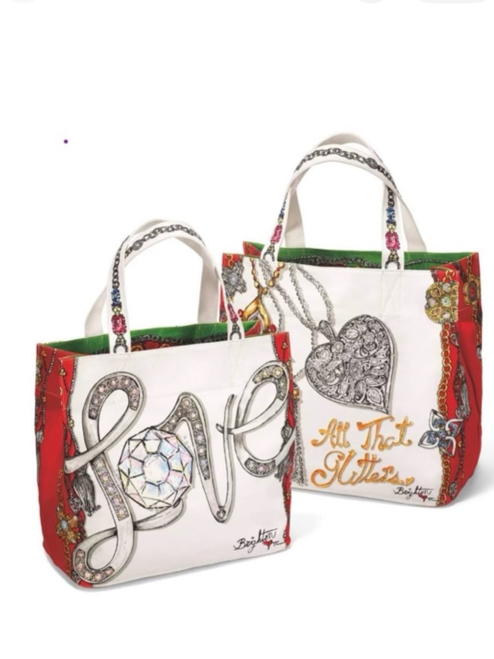NWT Brighton All That Glitters Large Tote Bag